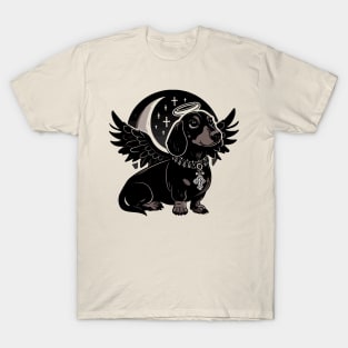 Dachshund Night Angel T-Shirt